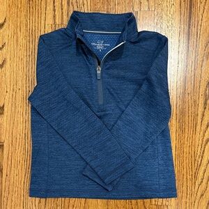 Toddler Boy (5) Vineyard Vines Blue Quarter-Zip Sankaty Performance Pullover